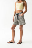 Finneas Denim Shorts in Grey