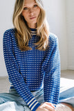 Monroe Knit Sweater in Blue FINAL SALE