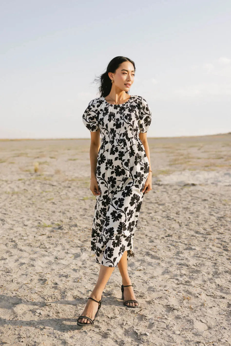 Marnie Smocked Midi Dress FINAL SALE