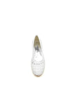Lace Pointed Toe Wedding Flats