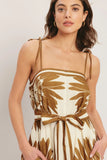 DESERT SUNBURST WIDE LEG JUMPSUIT