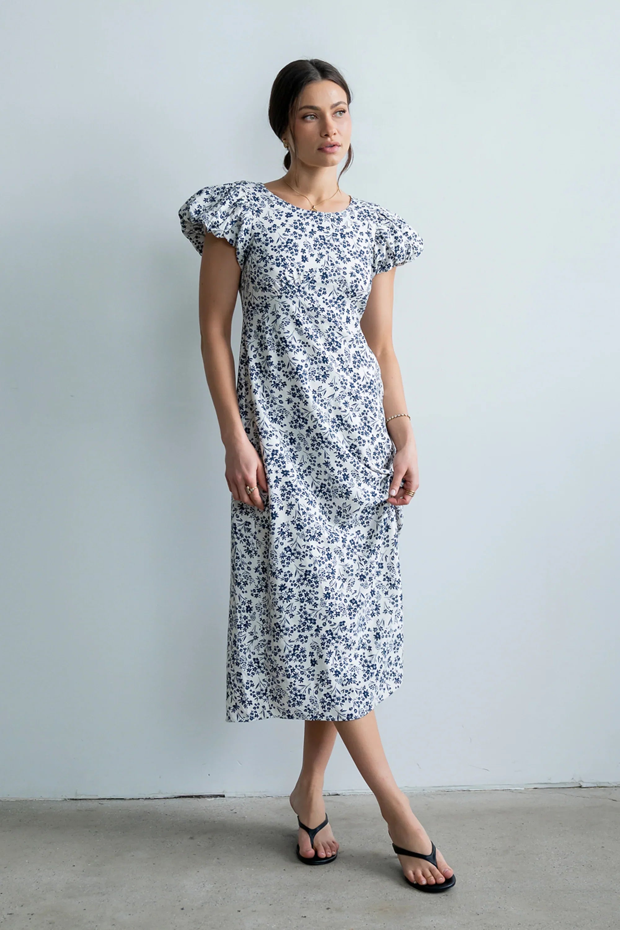 Smith Floral Midi Dress