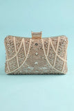 Reto Pearl Embroidery Handbag