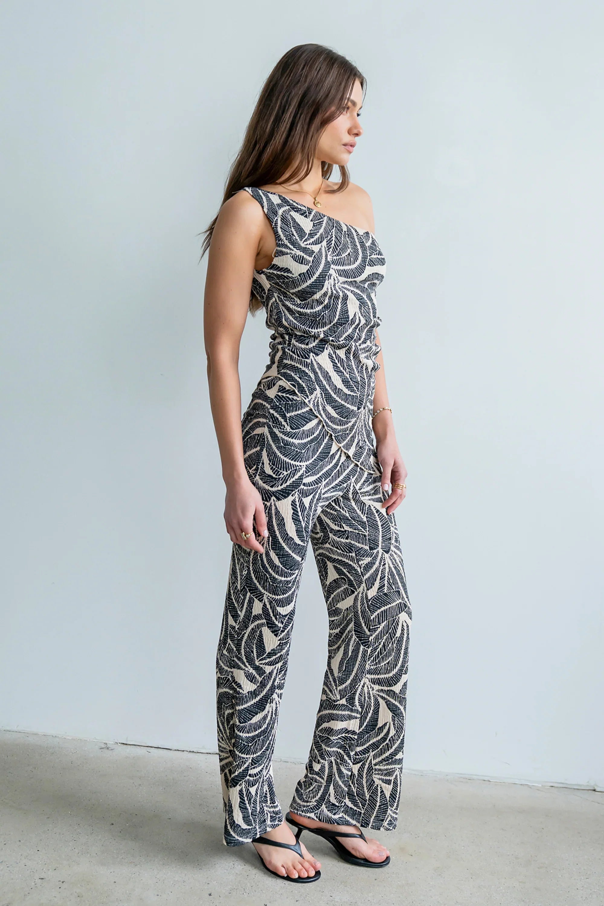 Minnie Abstract Wide Leg Pants