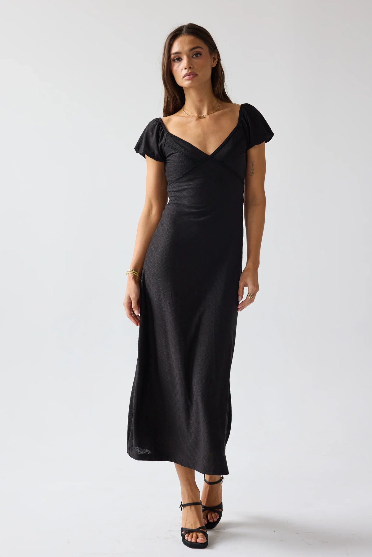 Cammie Maxi Dress in Black FINAL SALE