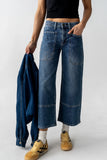 Mylah Wide Leg Jeans in Medium Wash