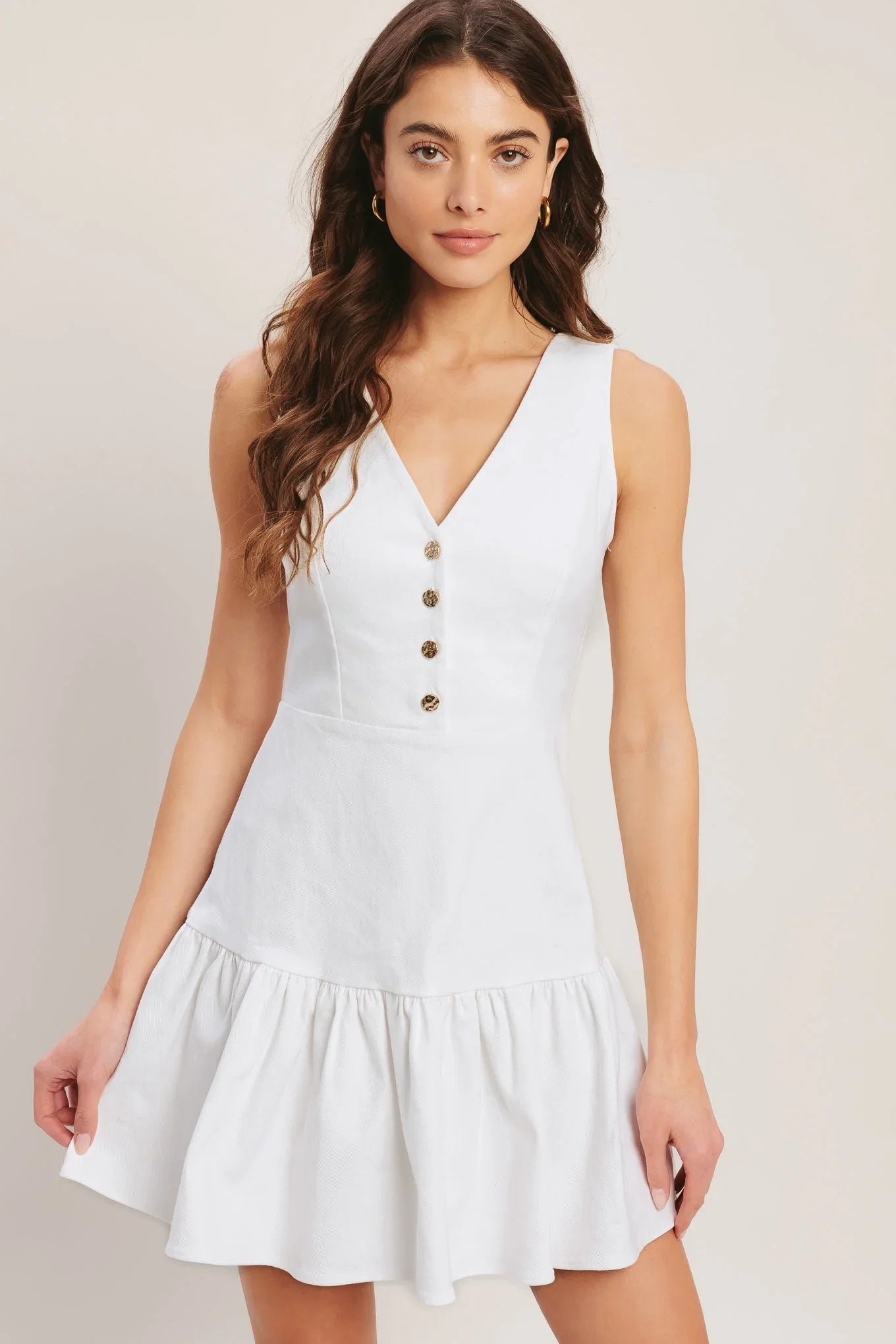 SKY GARDEN WHITE MINI DRESS