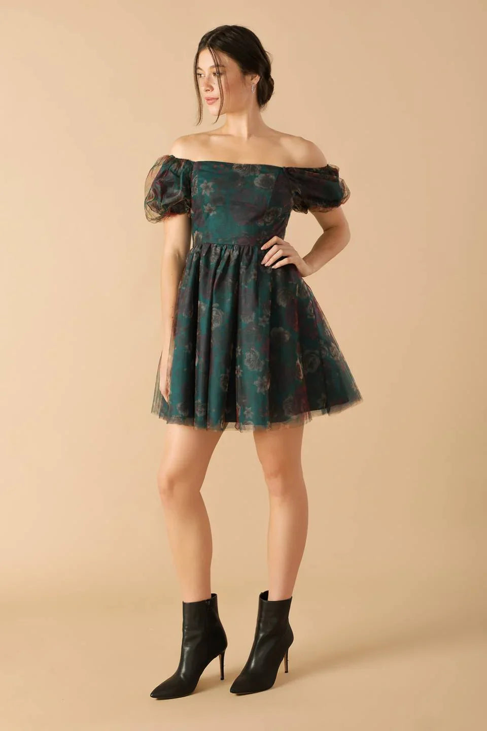 BE GOOD TO ME WOVEN ORGANZA DRESS FINAL SALE