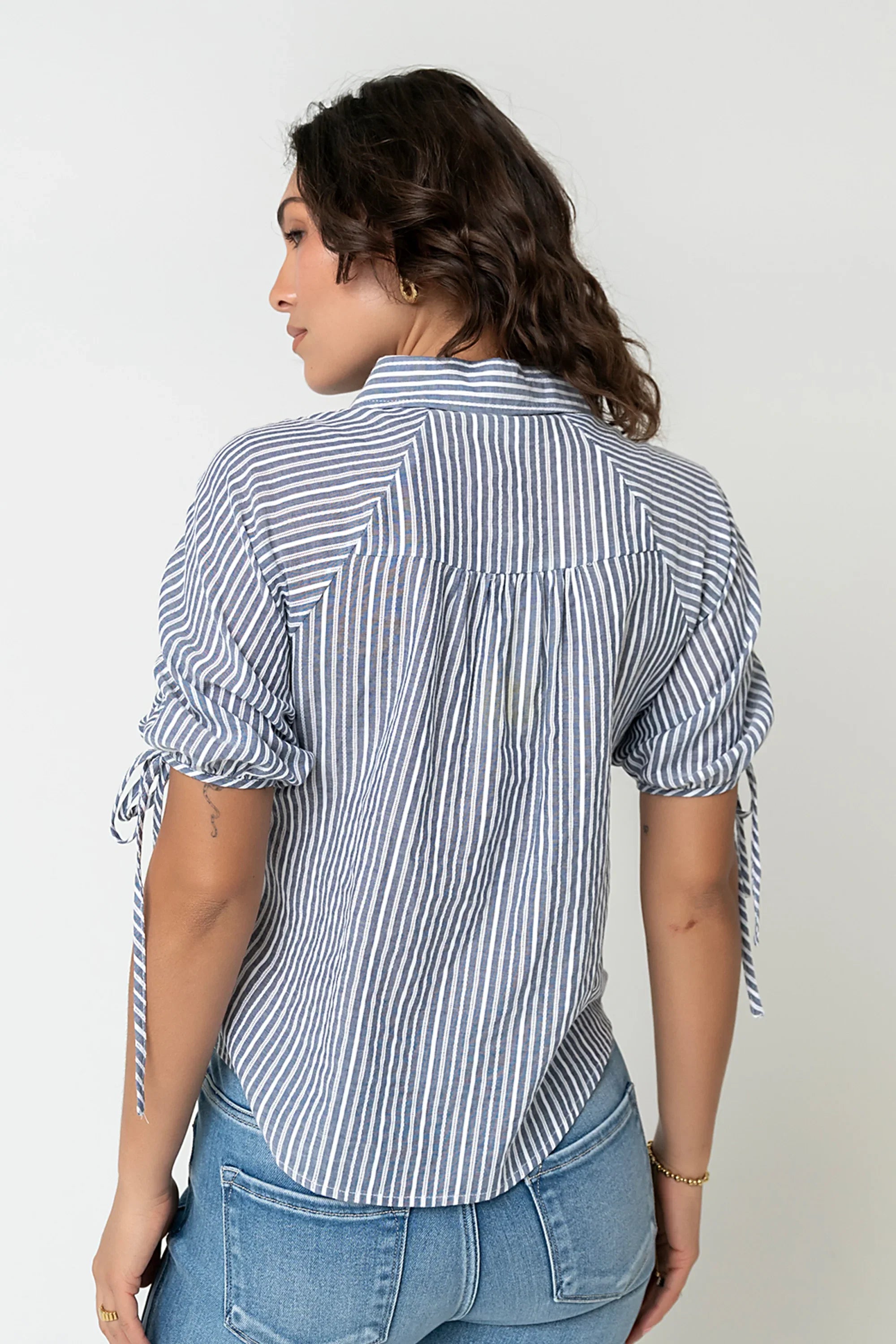 Kylen Striped Button Up