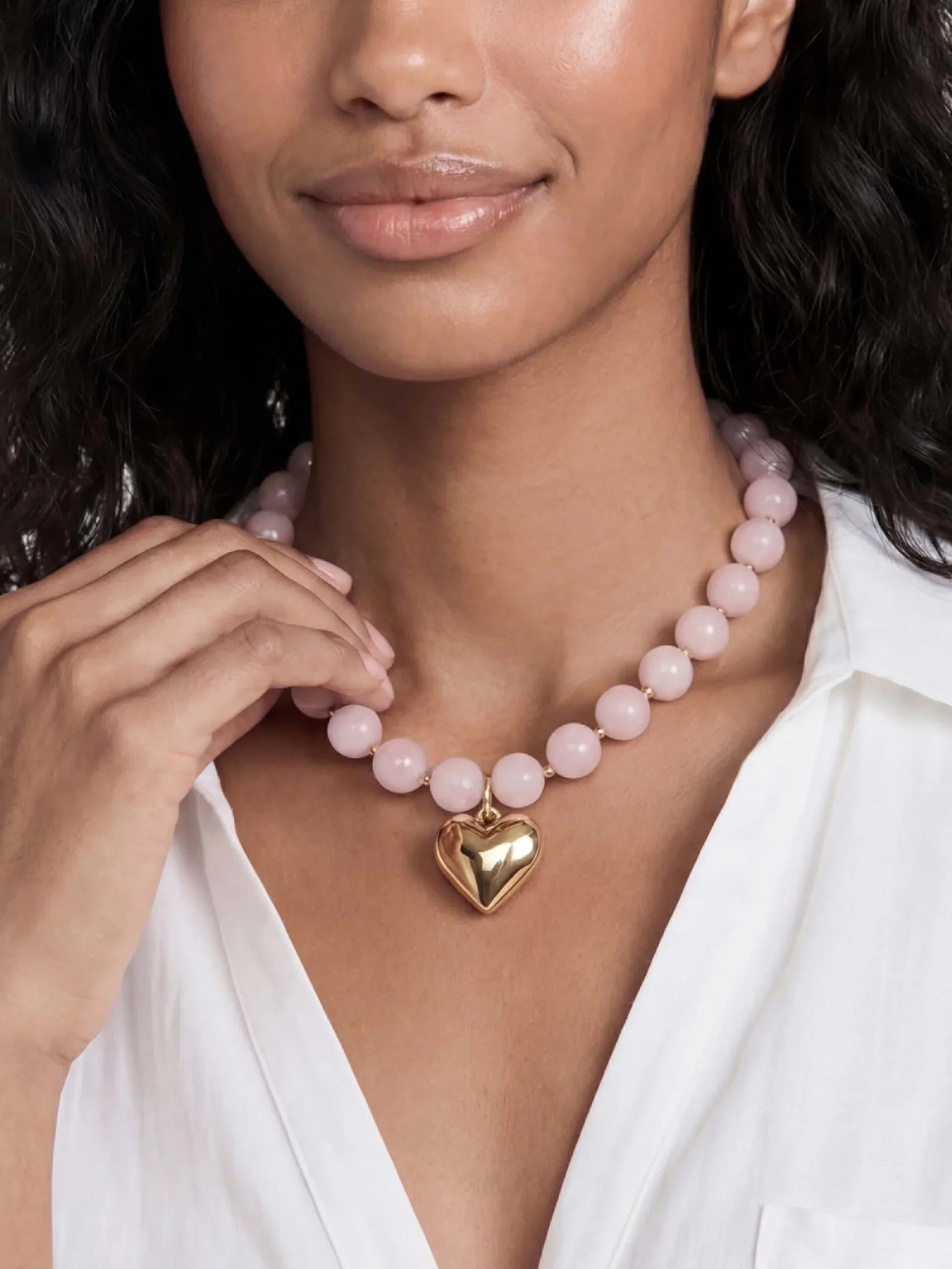 Luck and Love Rose Necklace