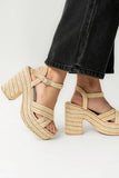 Taylor Raffia Heel