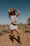 Desiree Embroidered Crochet Tank