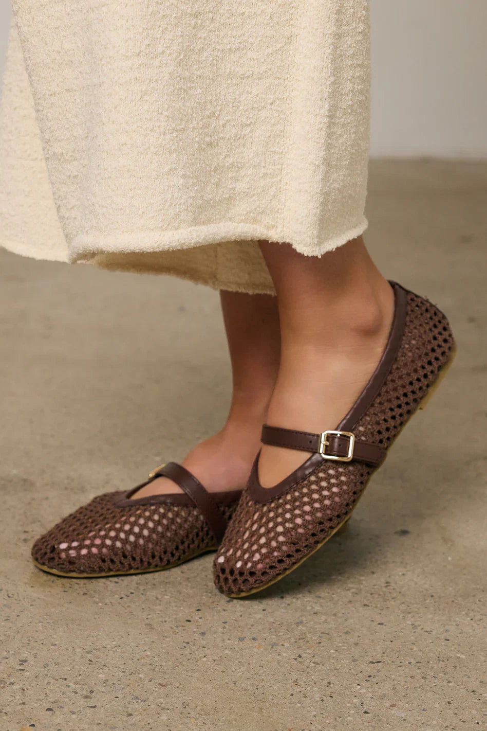 Coconuts by Matisse Nolita Ballet Flats in Brown FINAL SALE