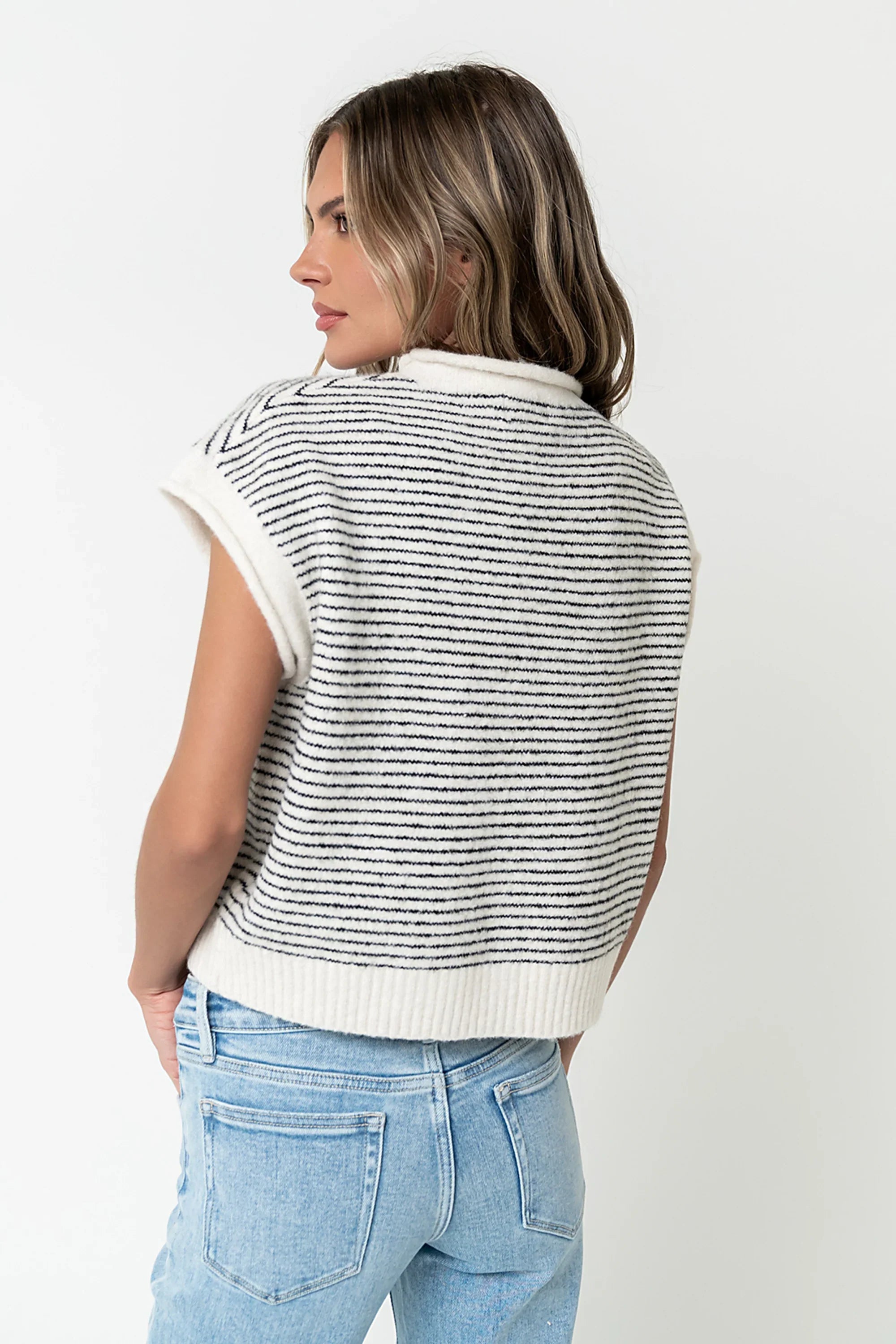 Percey Knit Cardigan in White