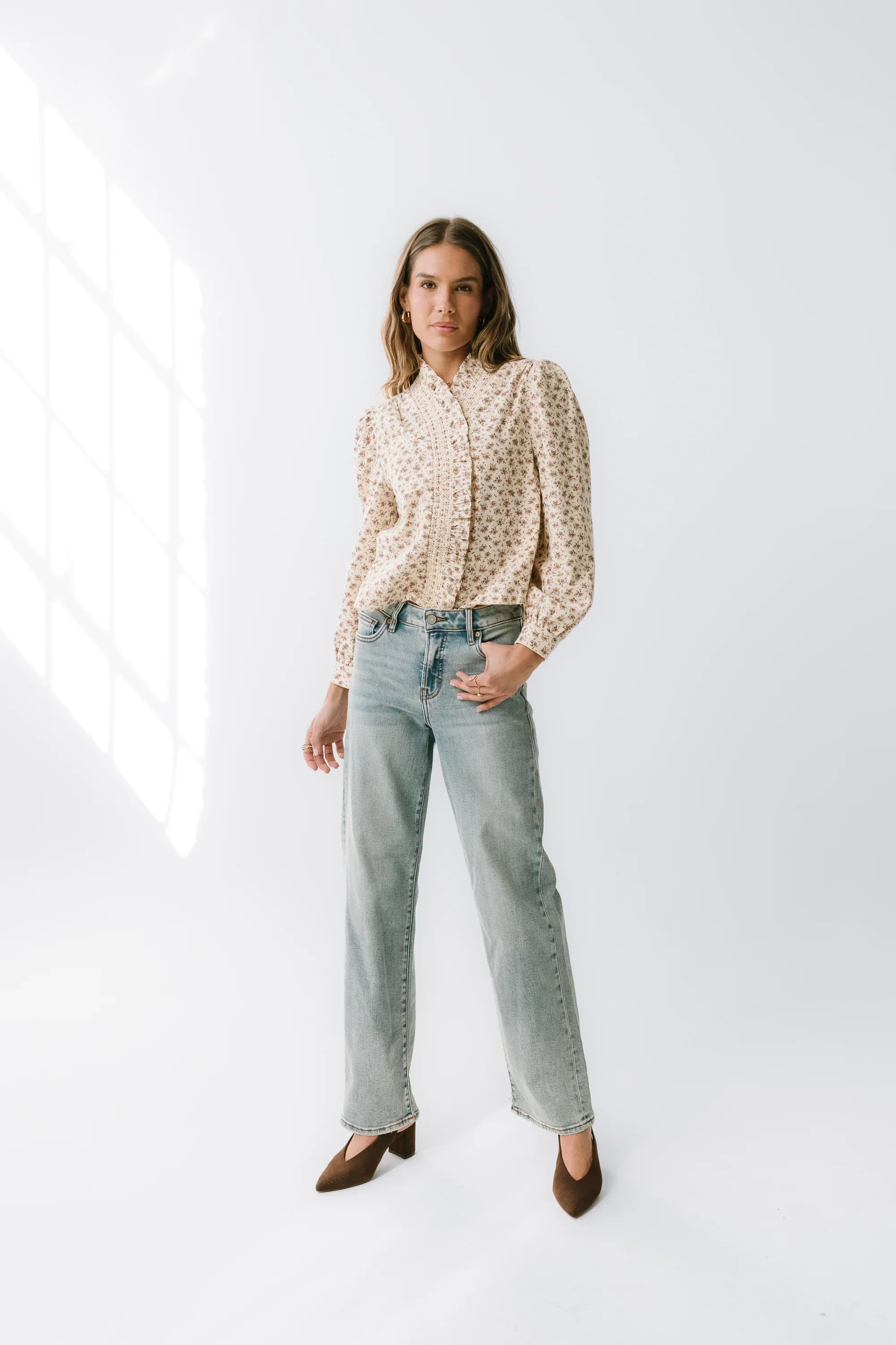 Johna Ruffle Blouse FINAL SALE