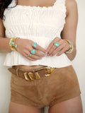 Turquoise Solstice Cuff Bracelet