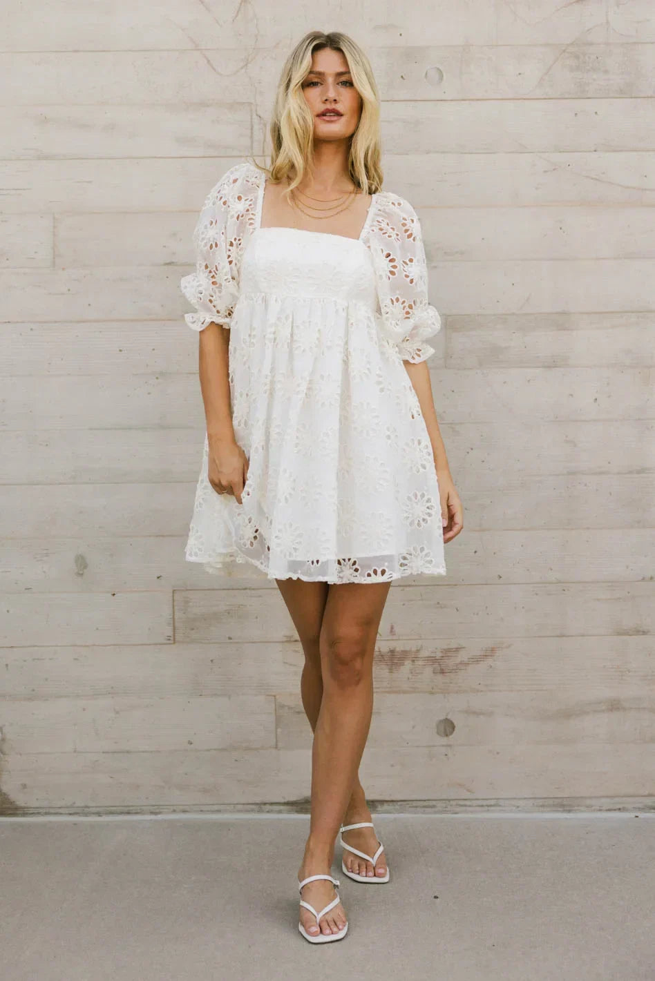 Leda Floral Babydoll Dress FINAL SALE