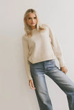 Leander Knit Sweater in Oatmeal FINAL SALE