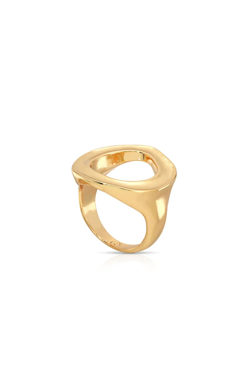 Open Circle Statement Ring