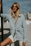 Brayden Textured Denim Jacket