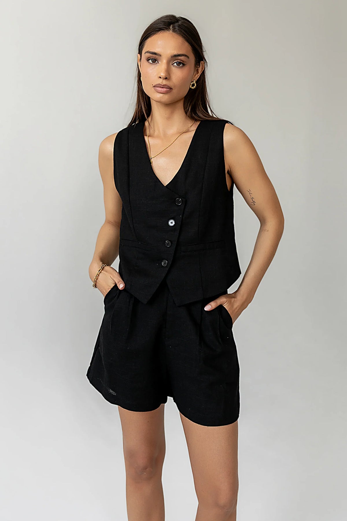 Clara Pleated Shorts