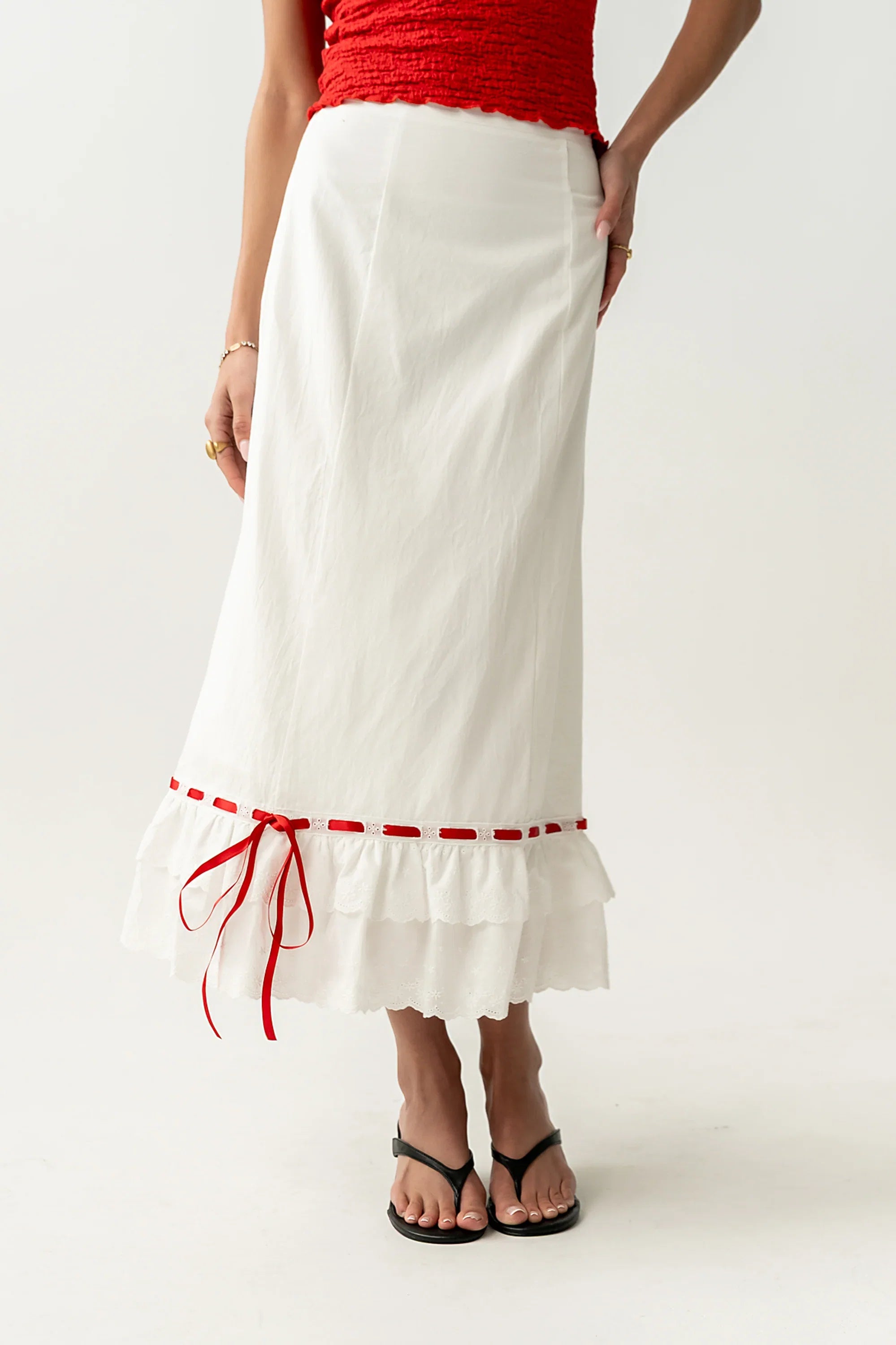 Harlow Embroidered Maxi Skirt