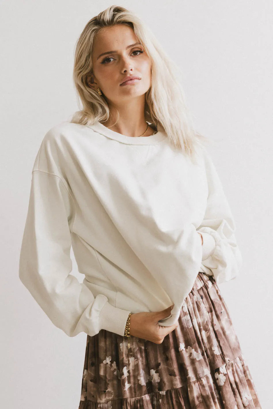 Elara Crew Neck Sweater FINAL SALE
