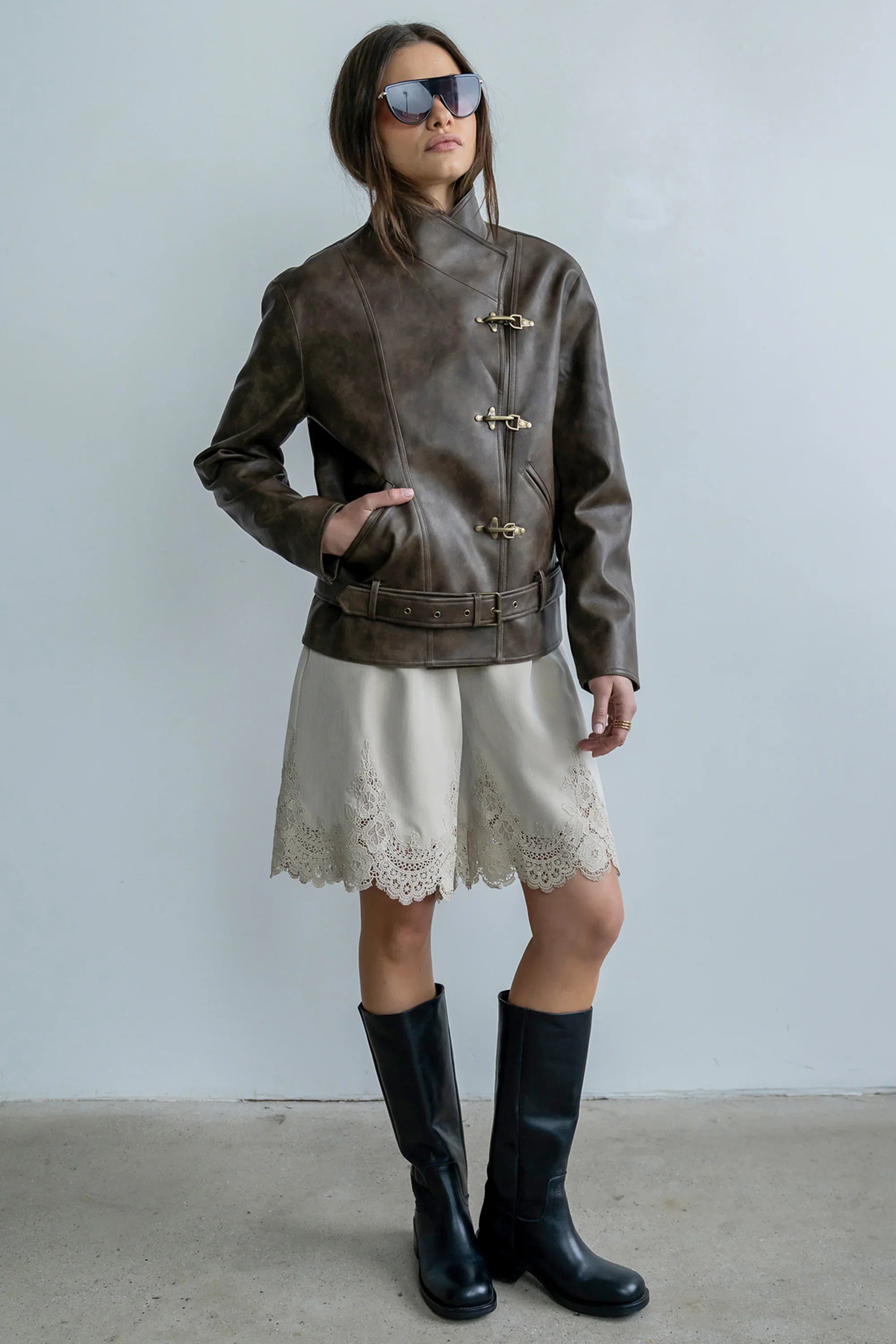 Danika Vegan Leather Jacket