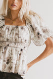 Arden Floral Tie Blouse FINAL SALE