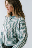 Miriam Striped Cardigan in Blue