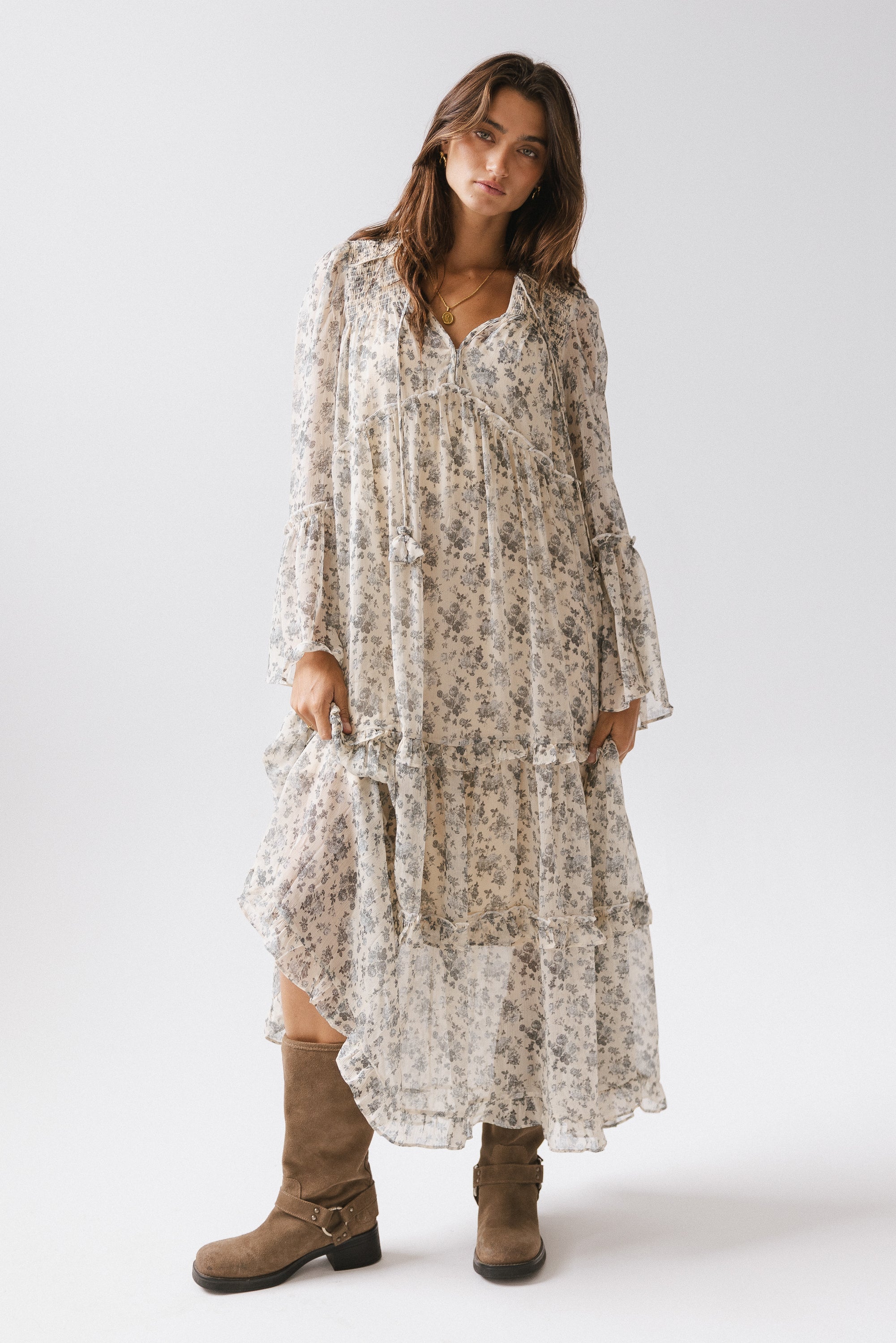Luna Floral Maxi Dress FINAL SALE