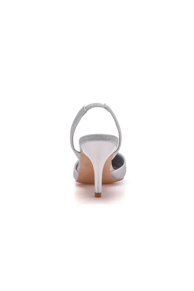 Simple Elegant Pointed Toe Stiletto Slingback High Heels