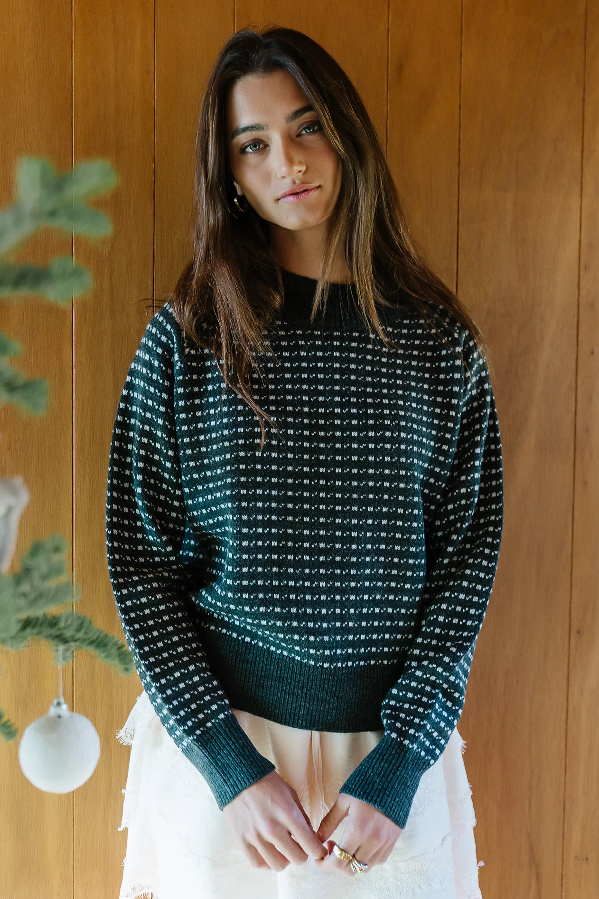 Ziggy Knit Sweater in Charcoal FINAL SALE