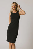 Daphne Midi Dress in Black FINAL SALE