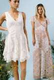 Zola Patchwork Maxi Dress in Ivory