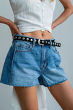 Lilah Studded Belt in Black