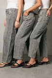 Lisette Barrel Jean in Grey FINAL SALE