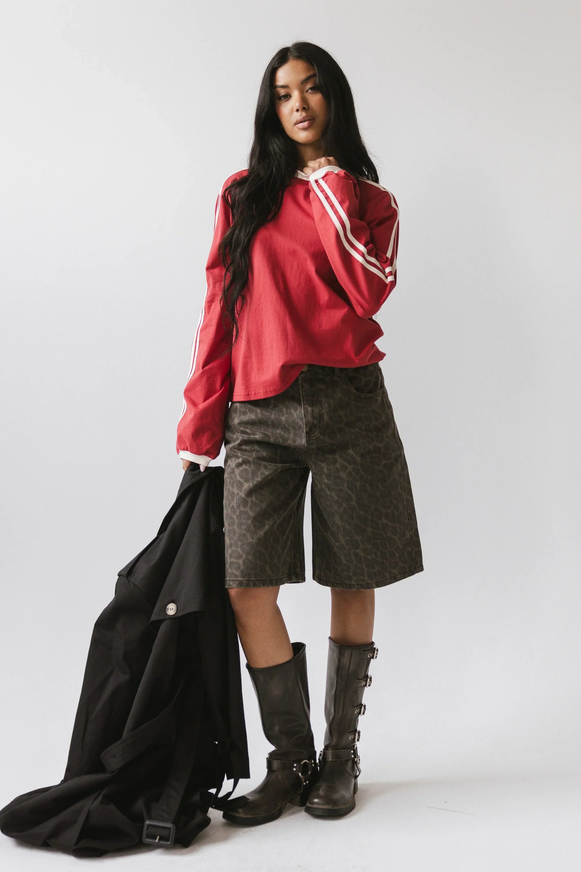 Romy Striped top in Red FINAL SALE