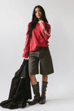 Romy Striped top in Red FINAL SALE