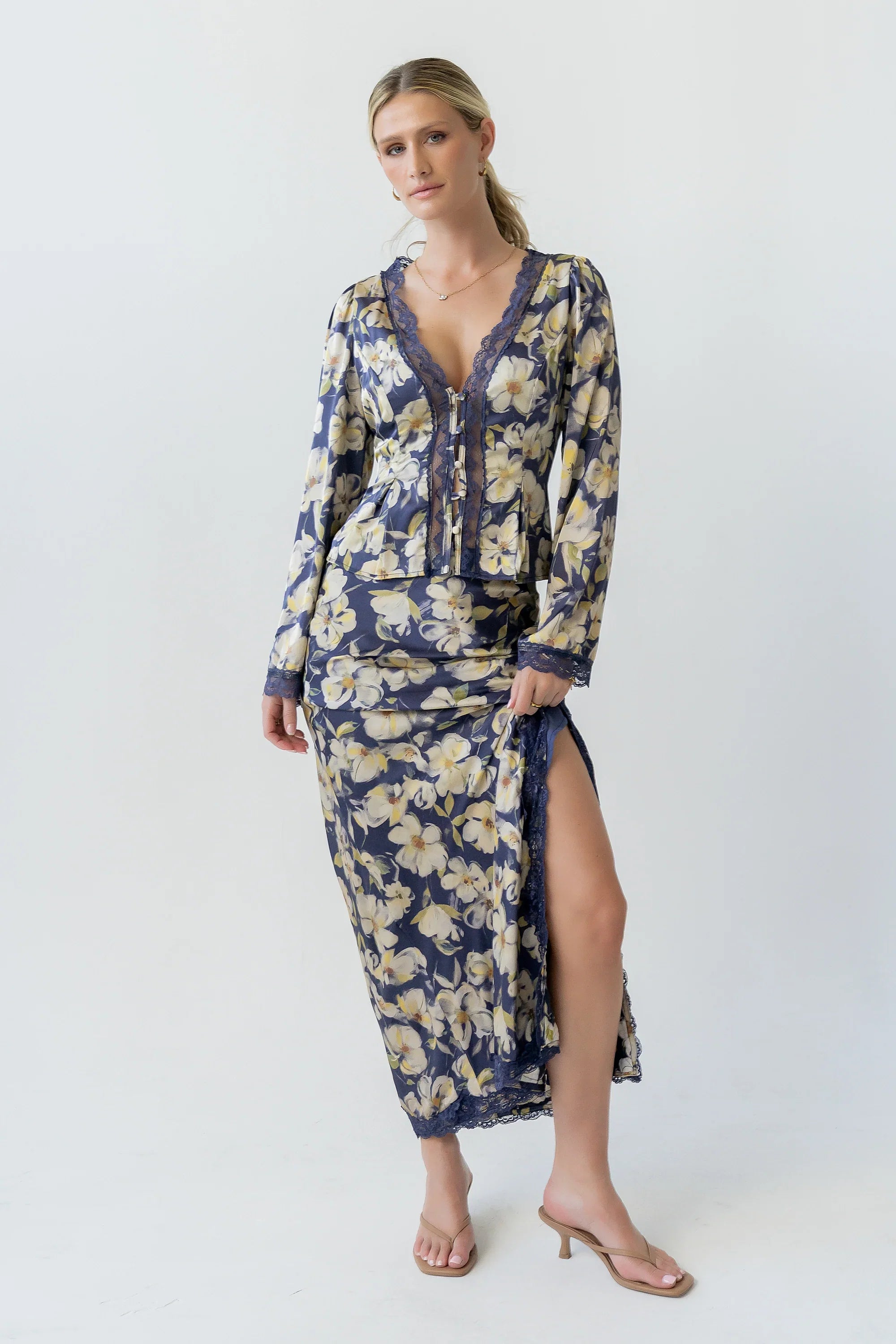 Kirsty Floral Maxi Skirt