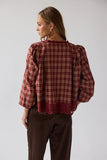 Randall Plaid Blouse