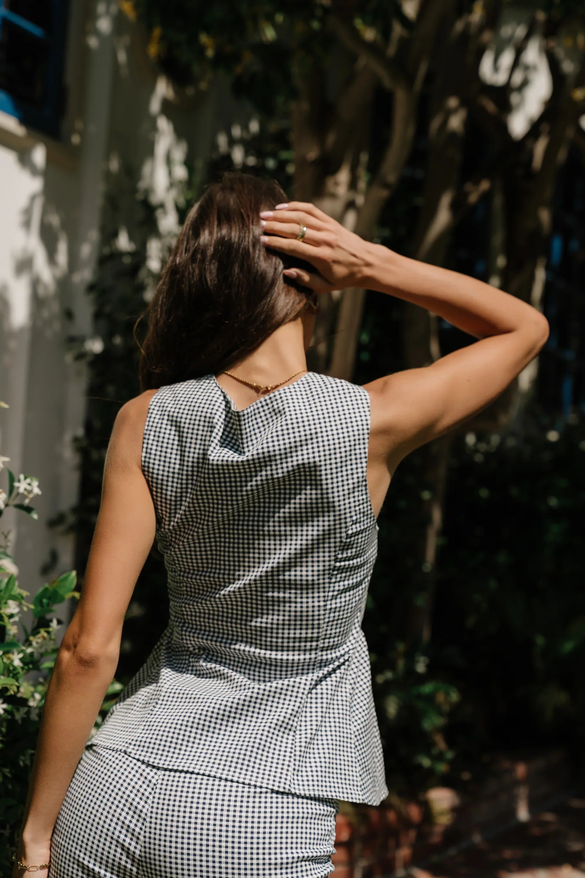 Saylee Gingham Top