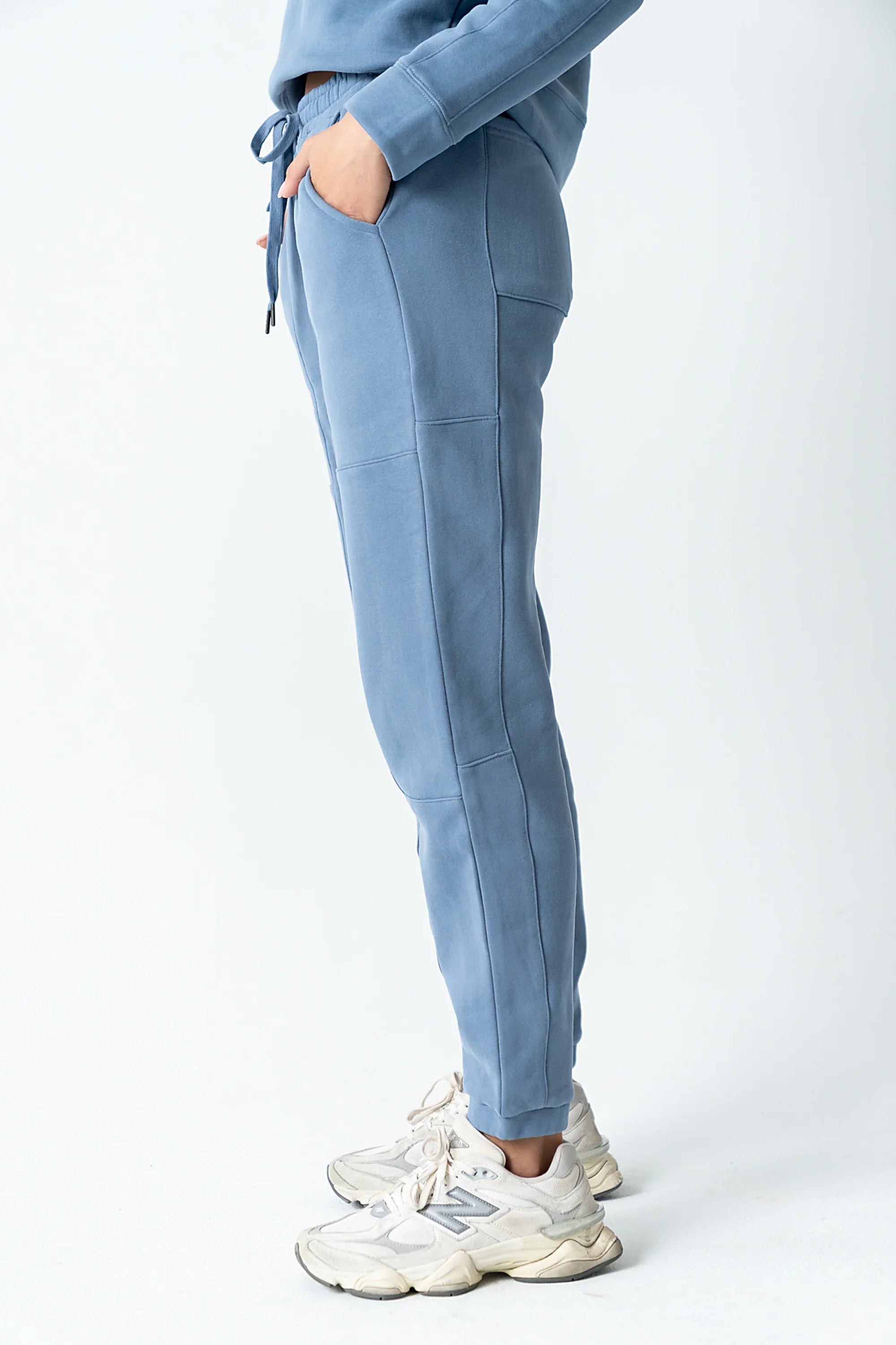 Patricia Barrel Sweatpants in Blue FINAL SALE