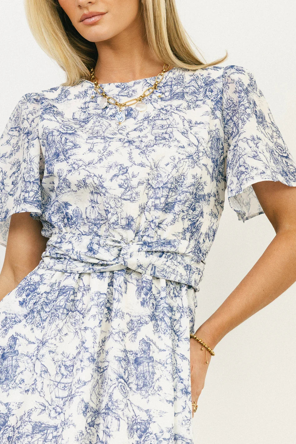 Theresa Floral Midi Dress FINAL SALE