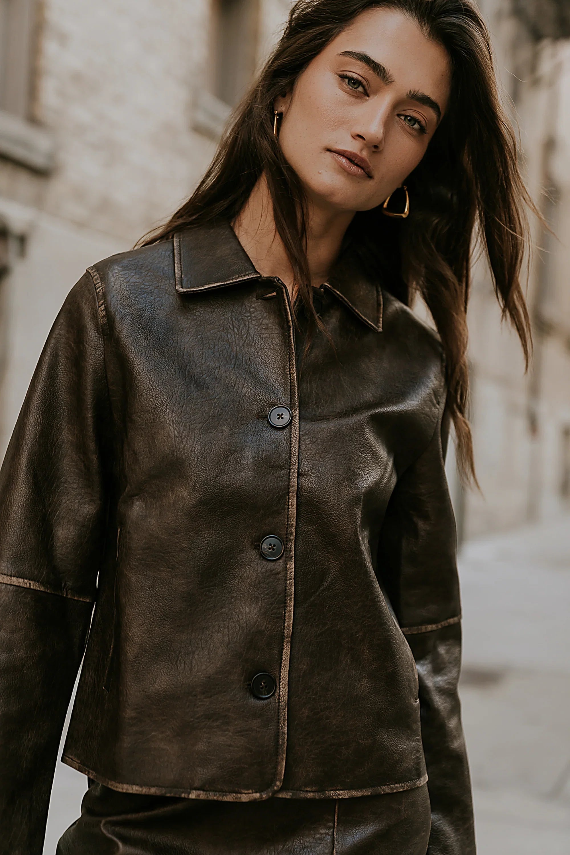 Kelsey Vegan Leather Jacket FINAL SALE