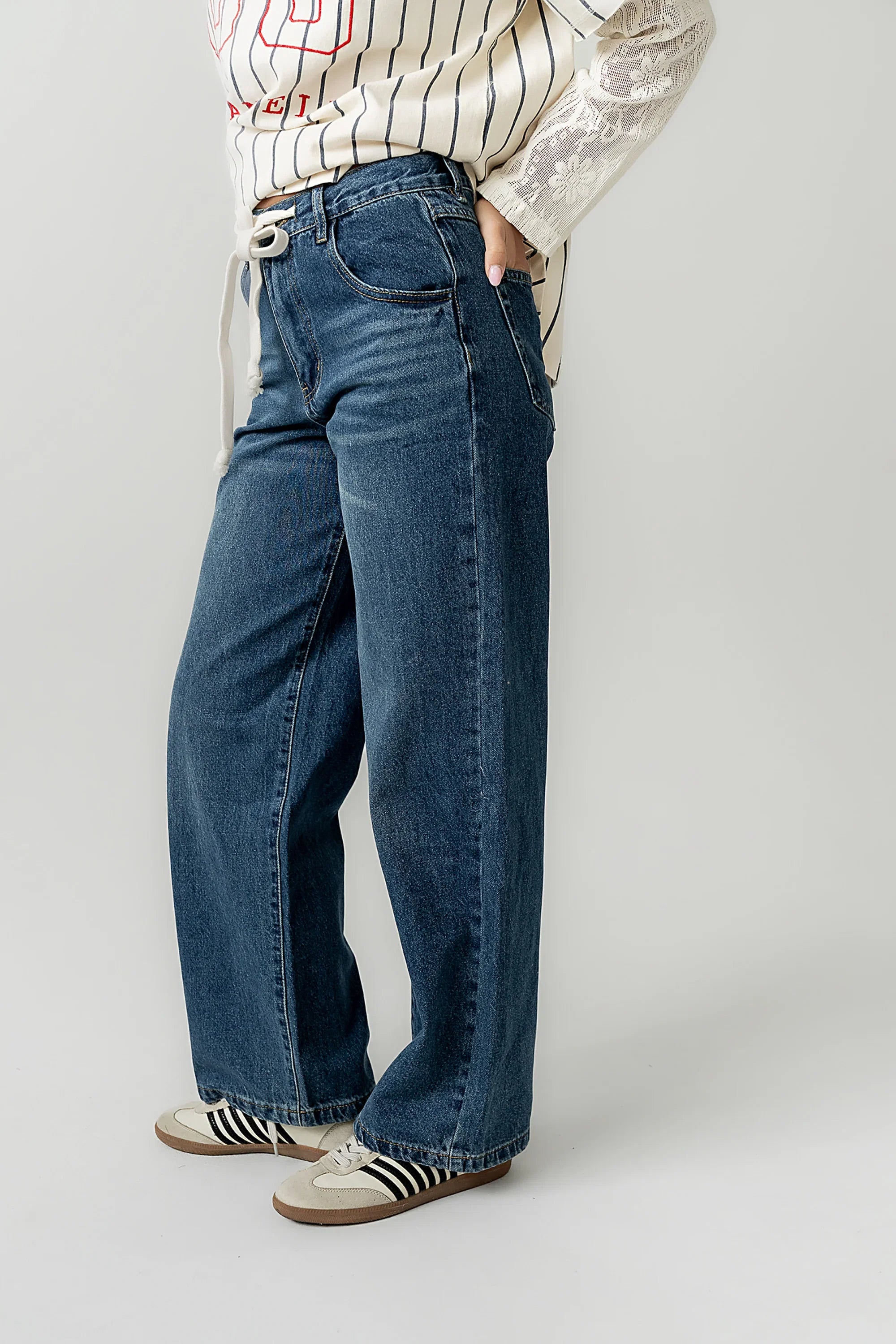 Maci Low Slung Baggy Jeans FINAL SALE