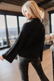 Paige Mock Neck Sweater in Black FINAL SALE