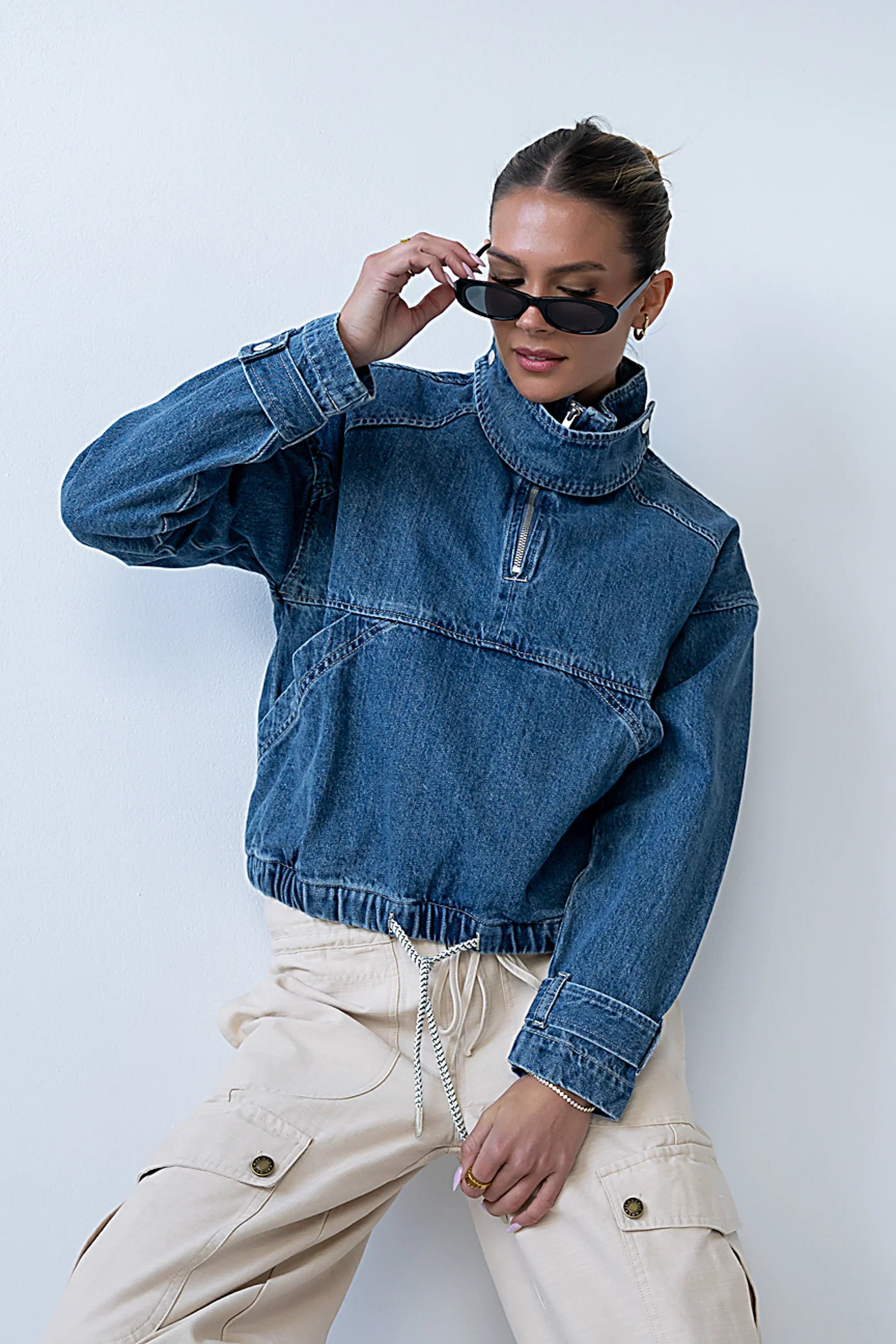 Regina Denim Jacket in Medium Wash