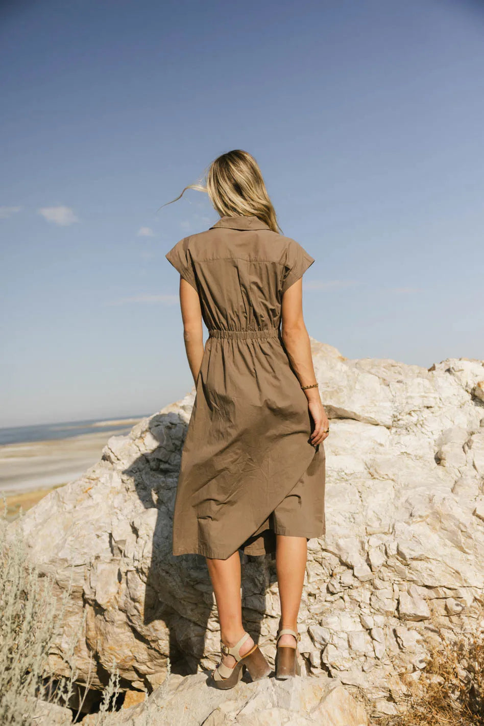 Raven Waist Tie Dress FINAL SALE