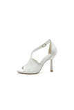 Elegant Simple Open Point Toe Lace Wedding Shoes